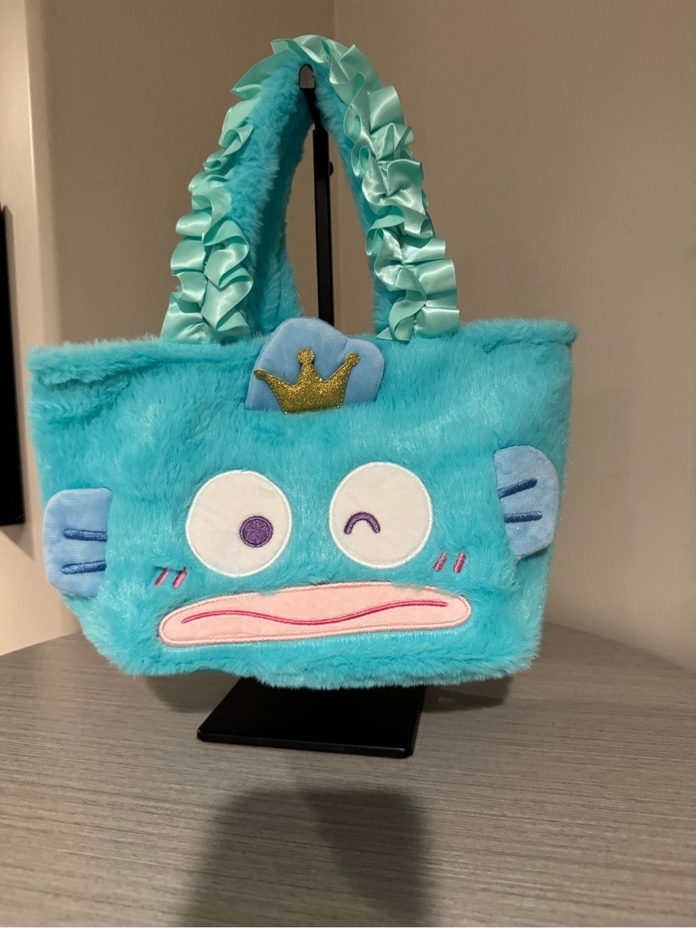 Sanrio Hangyodon - Hangy Character Tote with Gold Crown